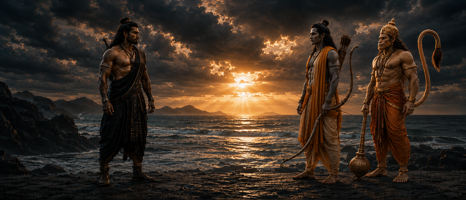 Lord Ram and Vasuki alliance